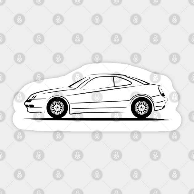 Alfa Romeo GTV (916) 1993-2004 Black Sticker by PauHanaDesign